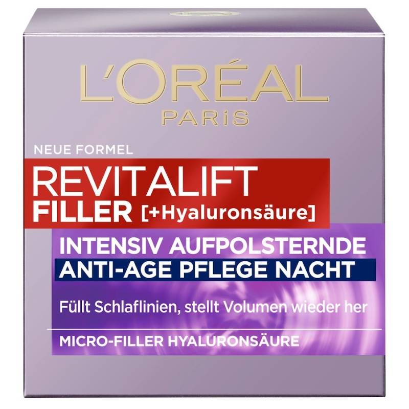 L’Oréal Paris Revitalift L’Oréal Paris Revitalift Filler [+Hyaluronsäure] nachtcreme 50.0 ml von L’Oréal Paris