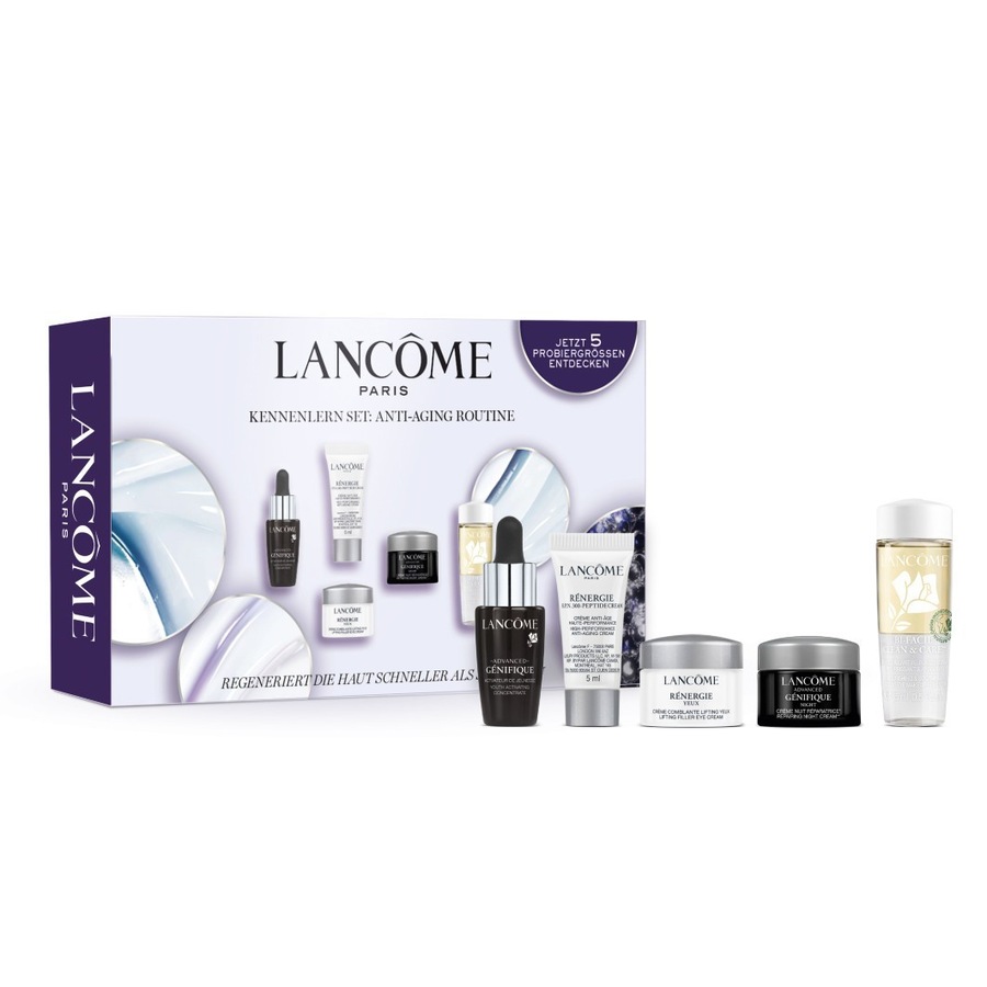 Lancôme Rénergie Lancôme Rénergie Discovery Set (Rénergie New Cream 5ml + Rénergie Eye Cream 5ml + Génifique Serum 7ml + Bi-Facil 15ml + Advanced Génifique Nuit 5ml) gesichtspflege 1.0 pieces von Lancôme