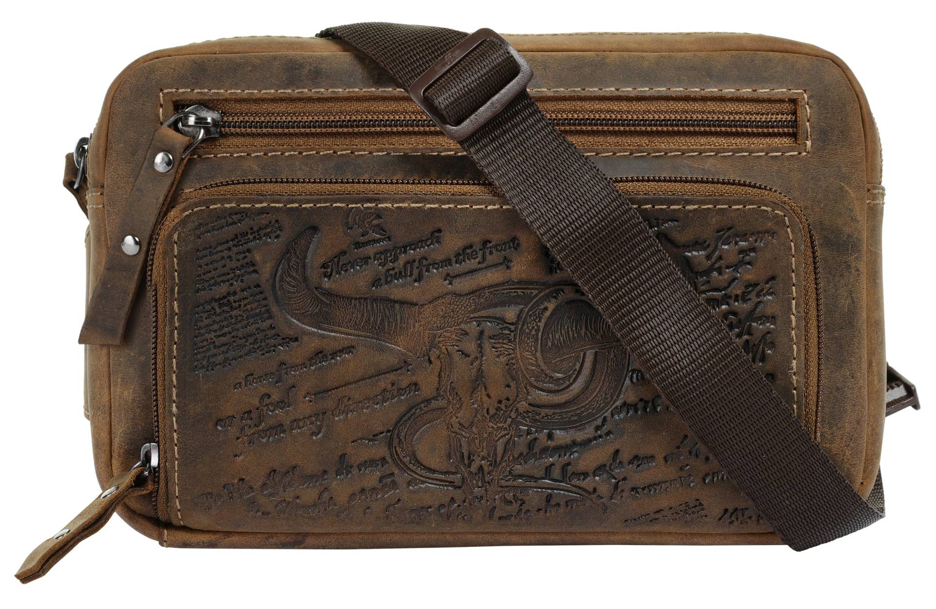 Landleder Gürteltasche »BULL & SNAKE«, echt Leder von Landleder