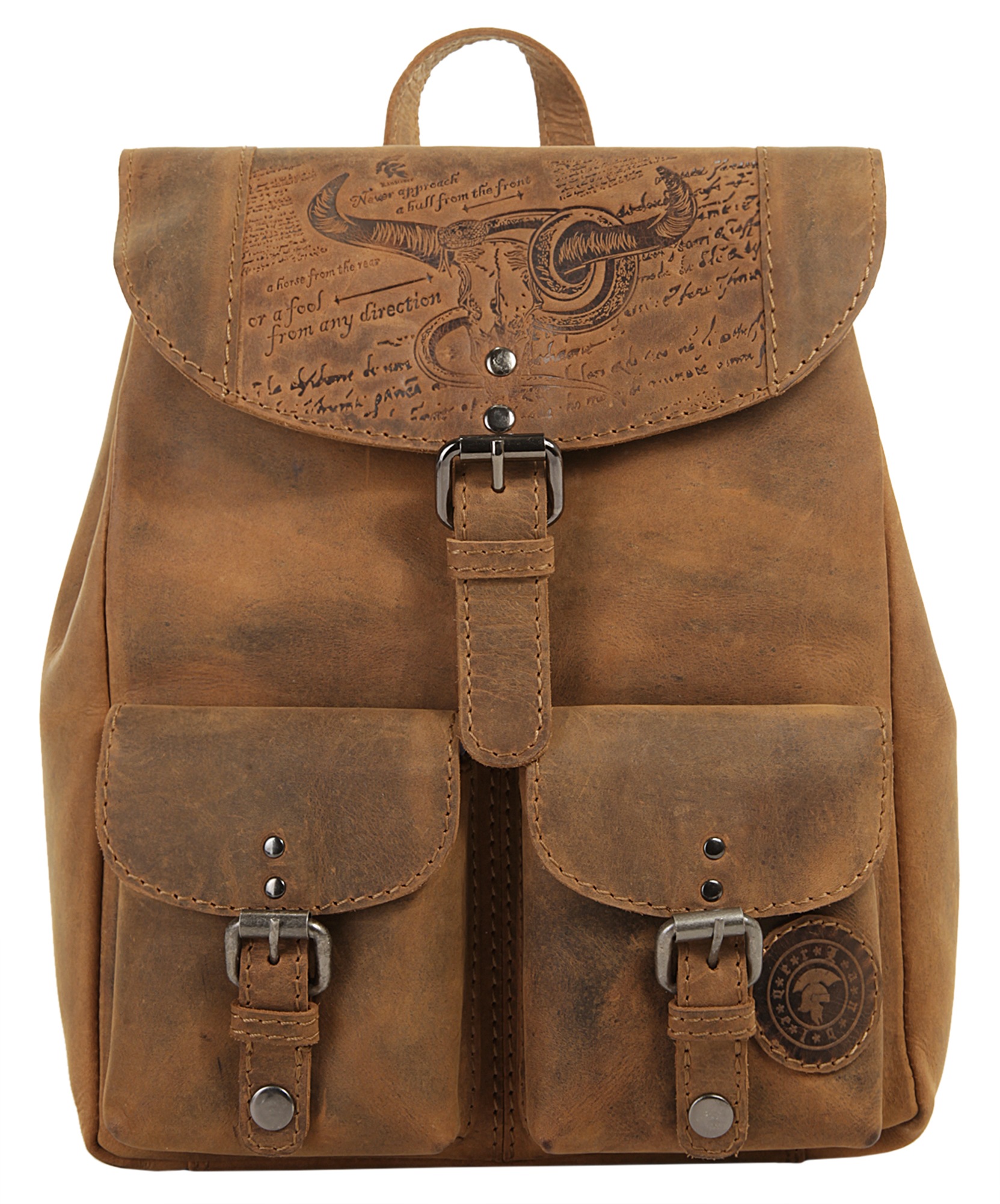 Landleder Tagesrucksack, echt Leder von Landleder