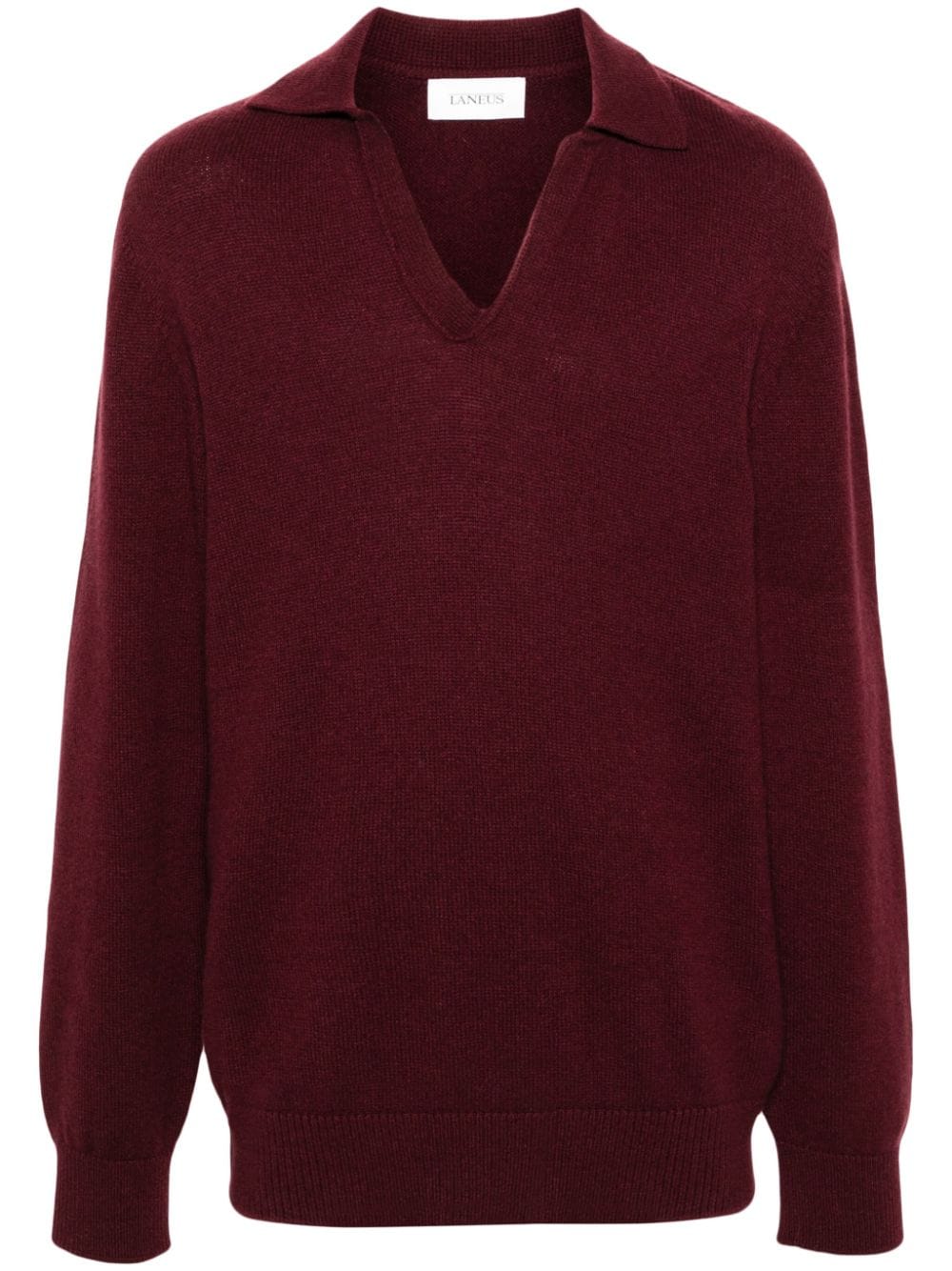 Laneus fine-knit jumper - Red von Laneus