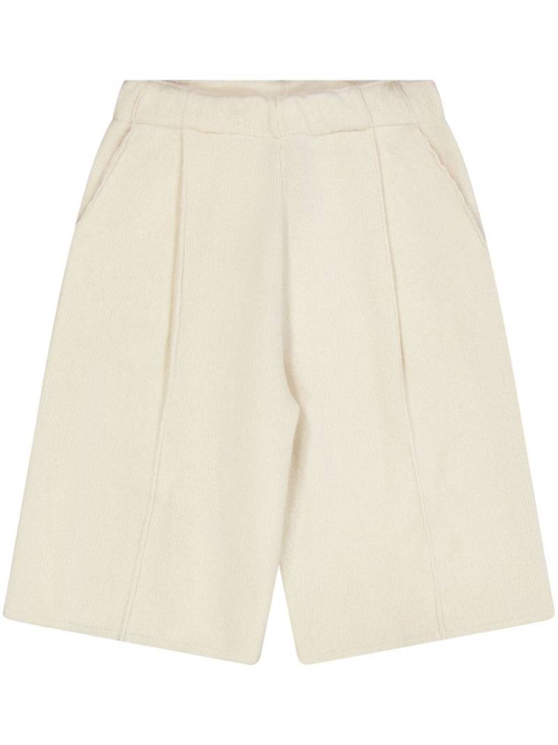 Laneus high-waisted shorts - Neutrals von Laneus