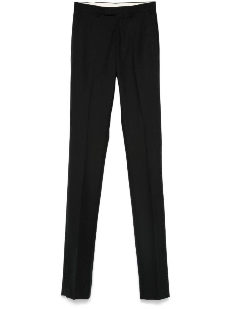 Laneus pressed-crease trousers - Black von Laneus