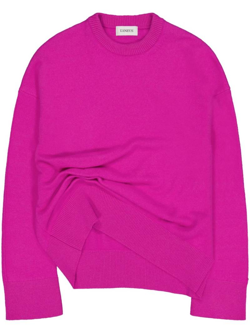 Laneus ruched-detailing jumper - Pink von Laneus