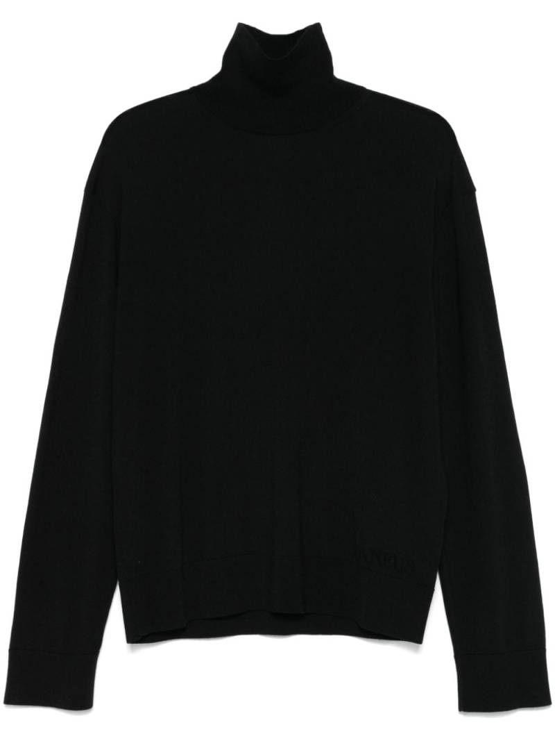 Laneus turtleneck sweater - Black von Laneus