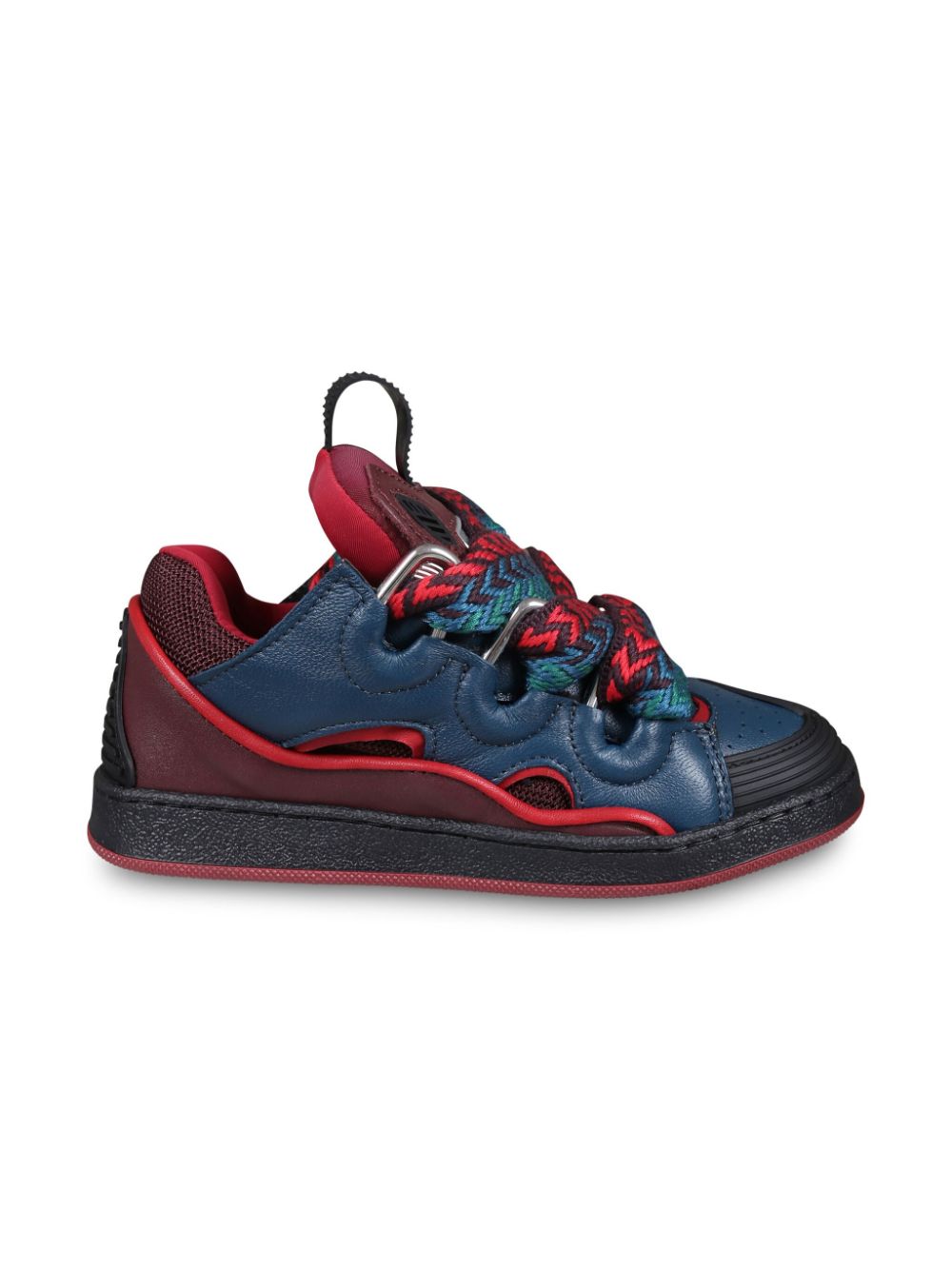 Lanvin Enfant Curb leather sneakers - Blue von Lanvin Enfant