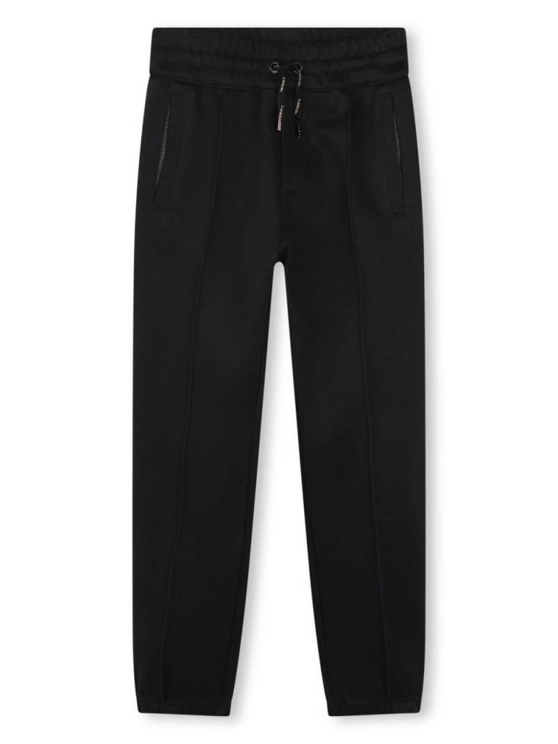 Lanvin Enfant cotton drawstring track pants - Black von Lanvin Enfant