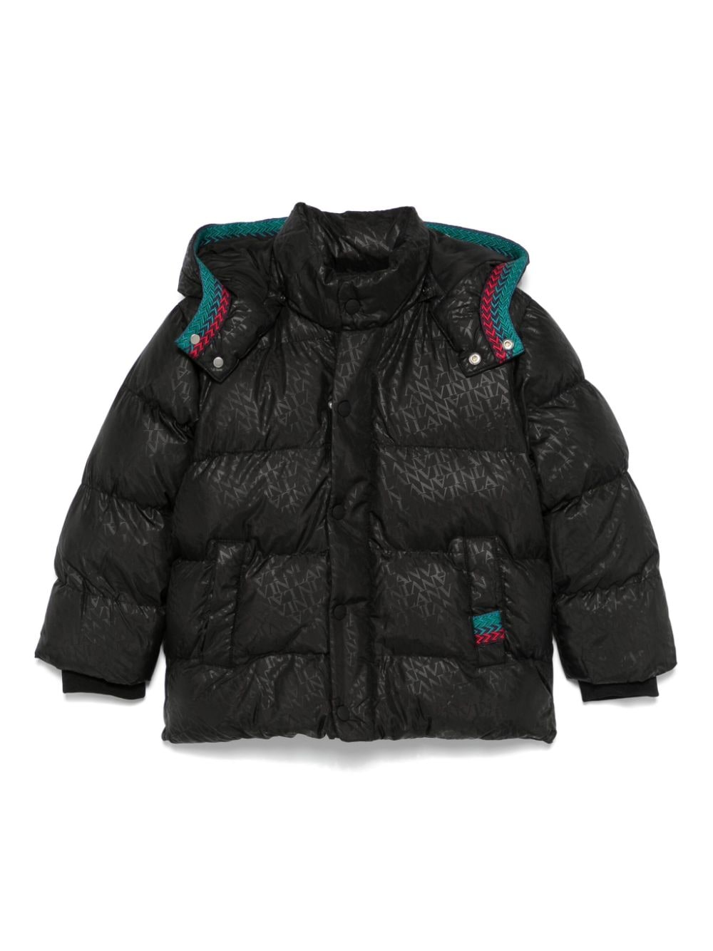 Lanvin Enfant water-repellent hooded jacket - Black von Lanvin Enfant