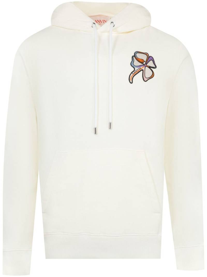 Lanvin Clover Snake hoodie - Neutrals von Lanvin