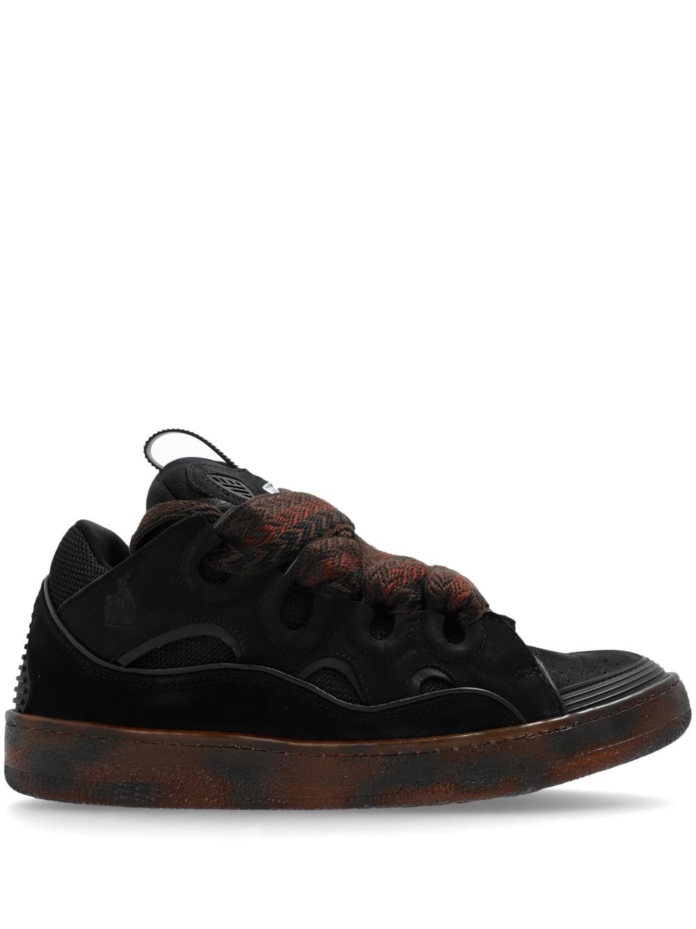 Lanvin Curb Lite logo-patch sneakers - Black von Lanvin