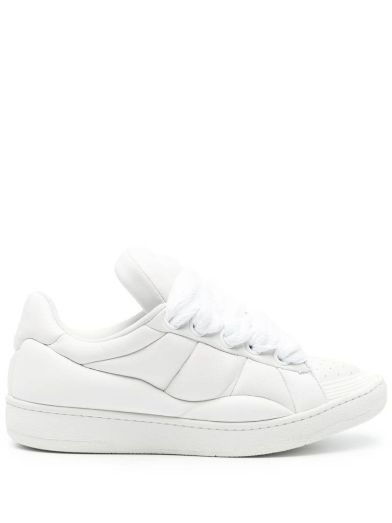 Lanvin Curb XL leather sneakers - White von Lanvin