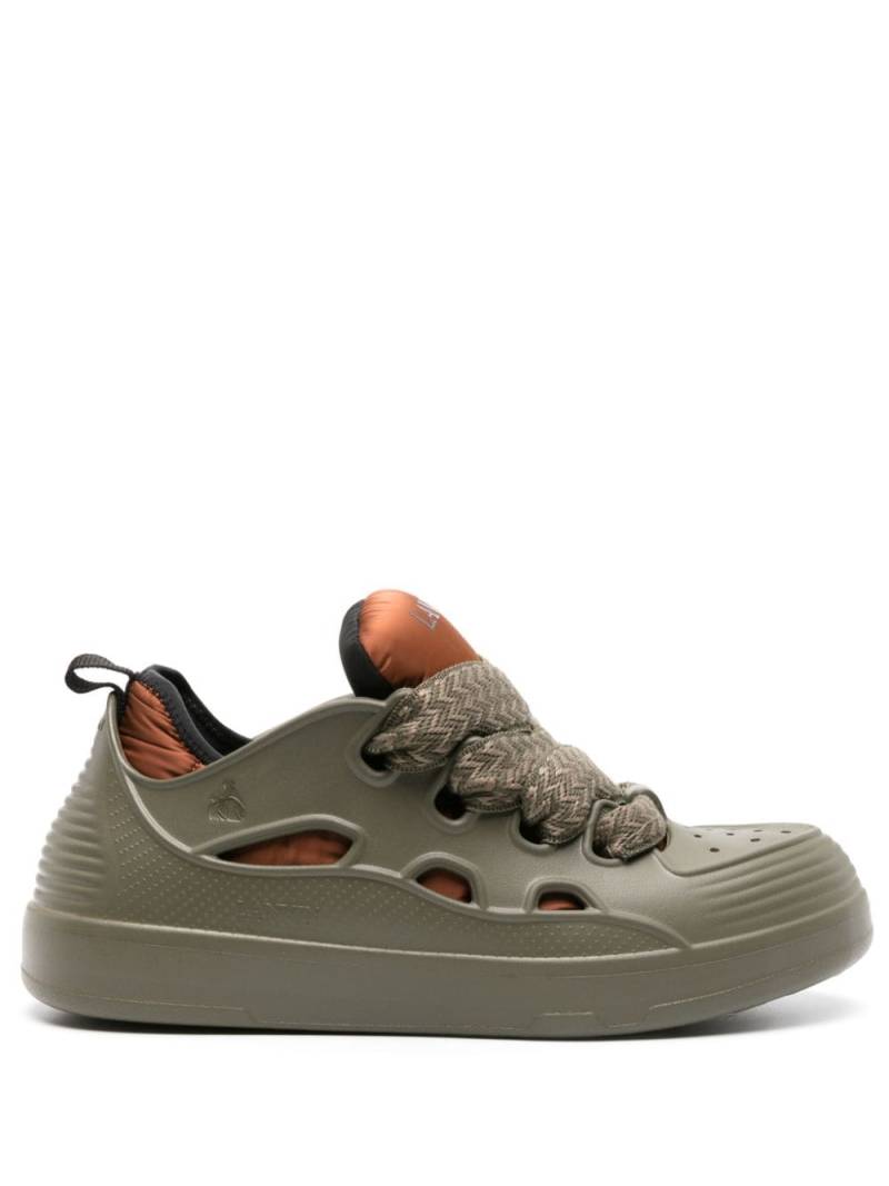 Lanvin Curb interchangeable-lining sneakers - Green von Lanvin