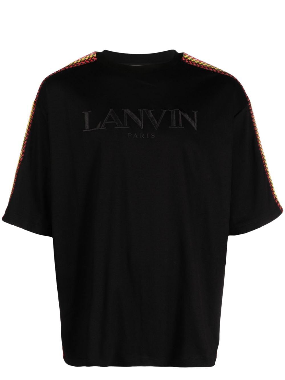 Lanvin Curb lace-embellished T-shirt - Black von Lanvin