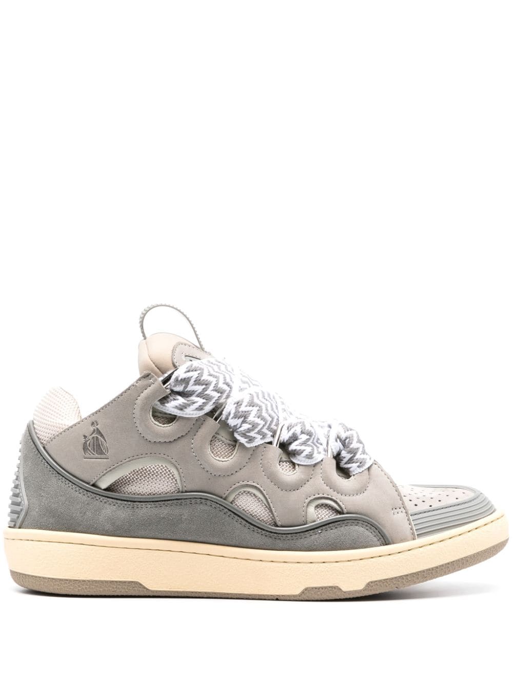 Lanvin Curb lace-up low-top sneakers - Grey von Lanvin