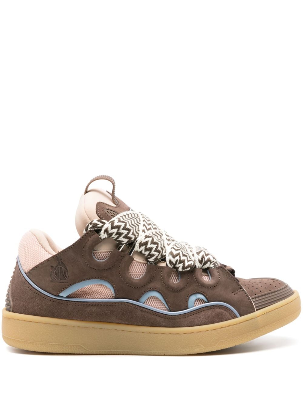 Lanvin Curb lace-up sneakers - Brown von Lanvin