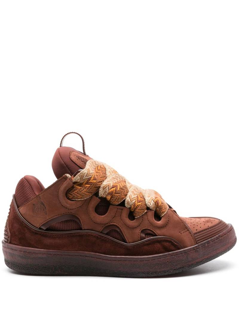 Lanvin Curb lace-up sneakers - Brown von Lanvin