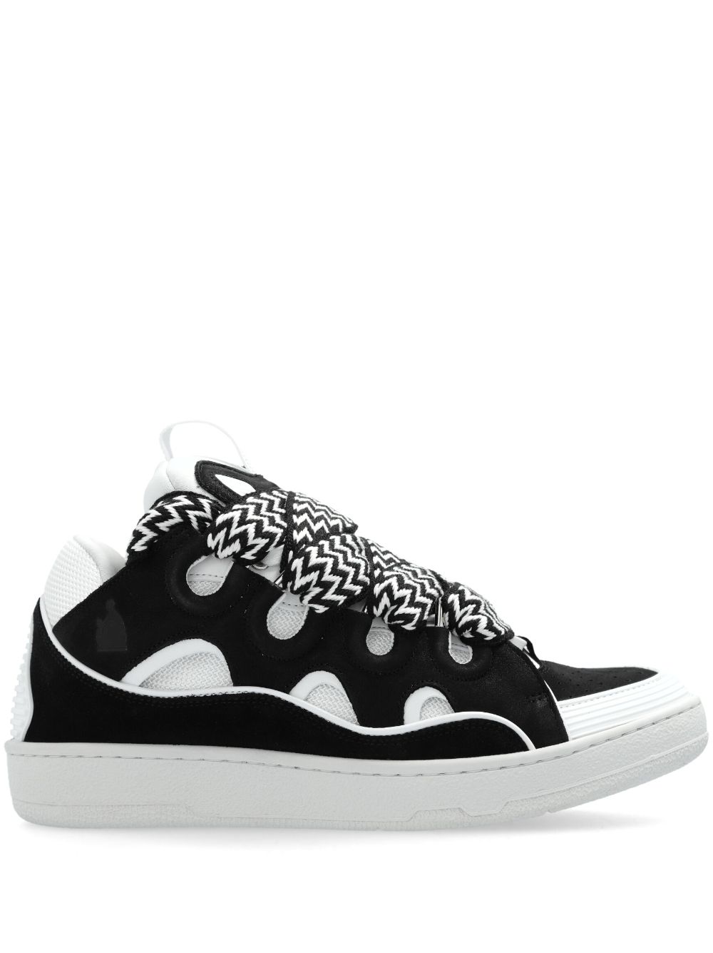 Lanvin Curb panelled sneakers - Black von Lanvin