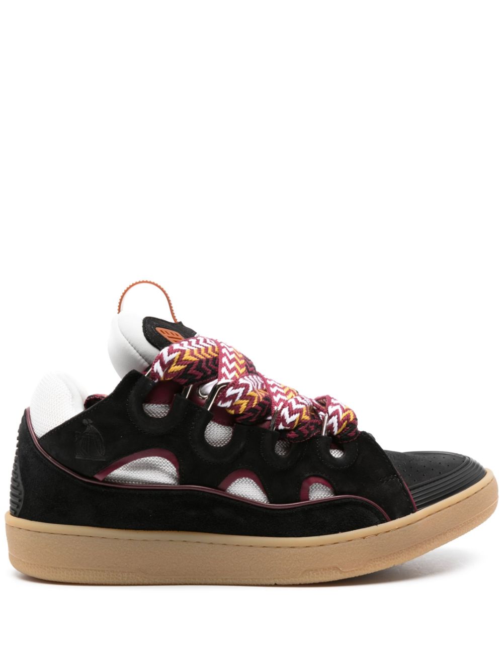 Lanvin Curb suede sneakers - Black von Lanvin