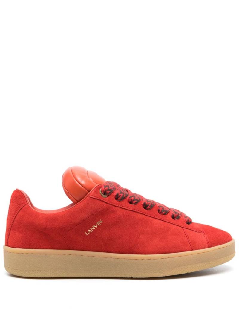 Lanvin x Future Curb suede sneakers - Red von Lanvin