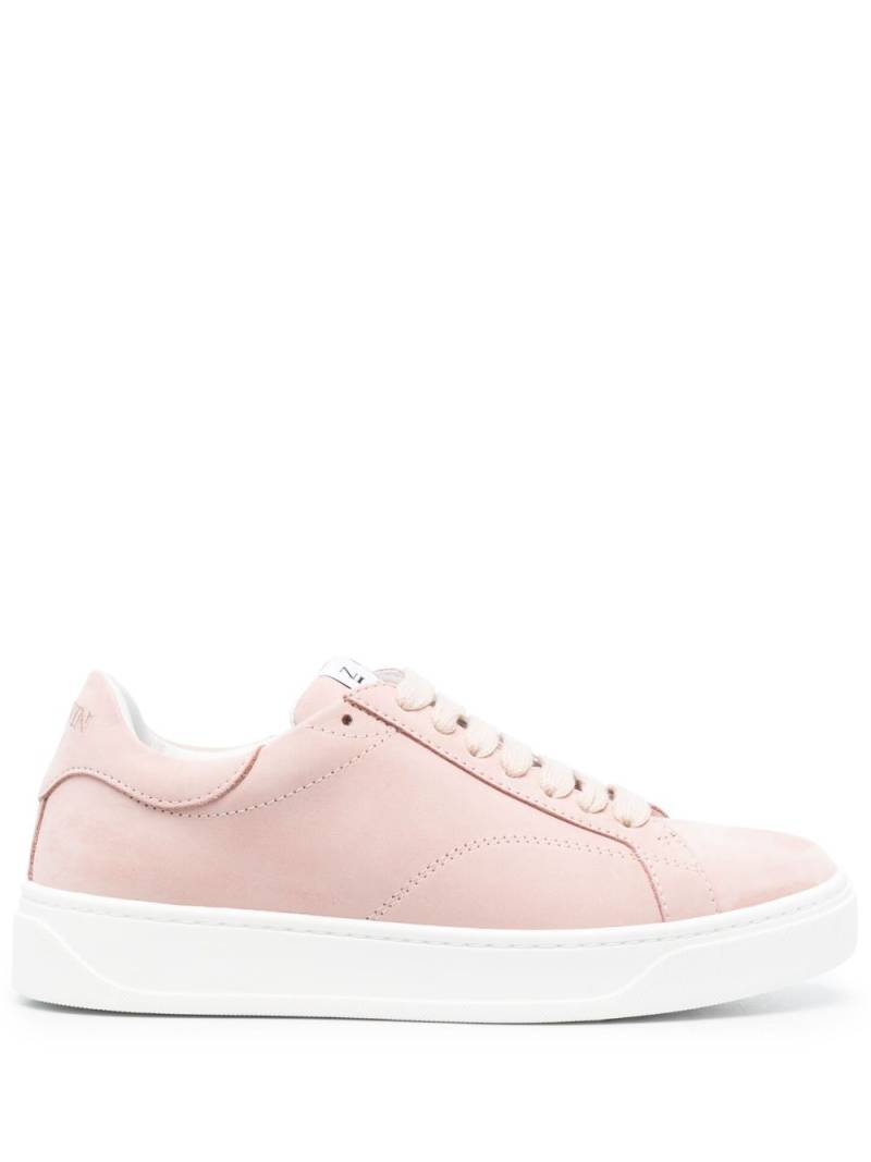 Lanvin DDBO suede lace-up sneakers - Pink von Lanvin