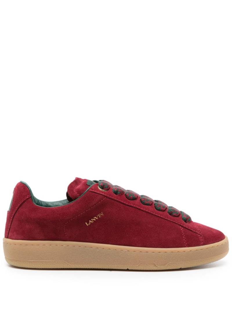 Lanvin Lite Curb suede sneakers - Red von Lanvin