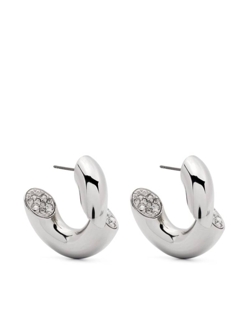 Lanvin Sequence rhinestone-embellished earrings - Silver von Lanvin