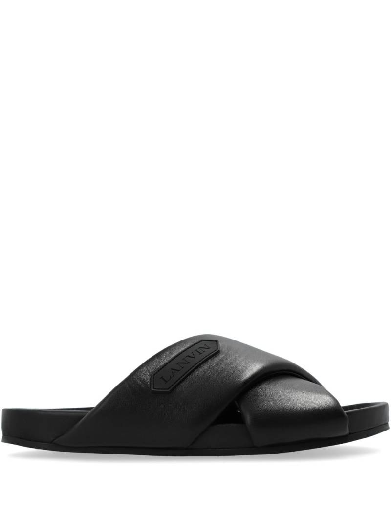 Lanvin Tinkle leather sandals - Black von Lanvin