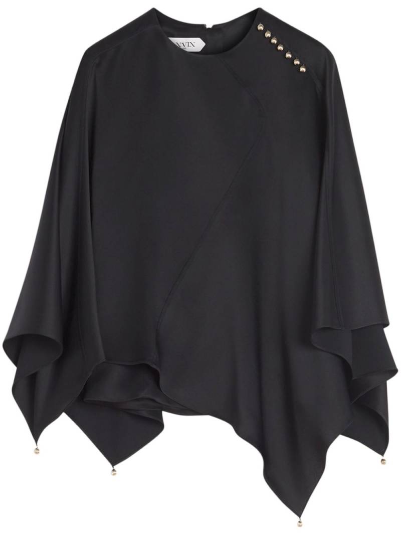 Lanvin asymmetric top - Black von Lanvin