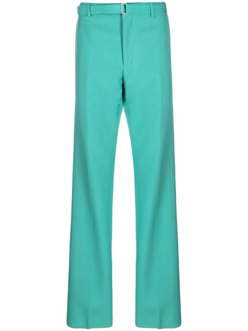 Lanvin belted straight-leg trousers - Green von Lanvin