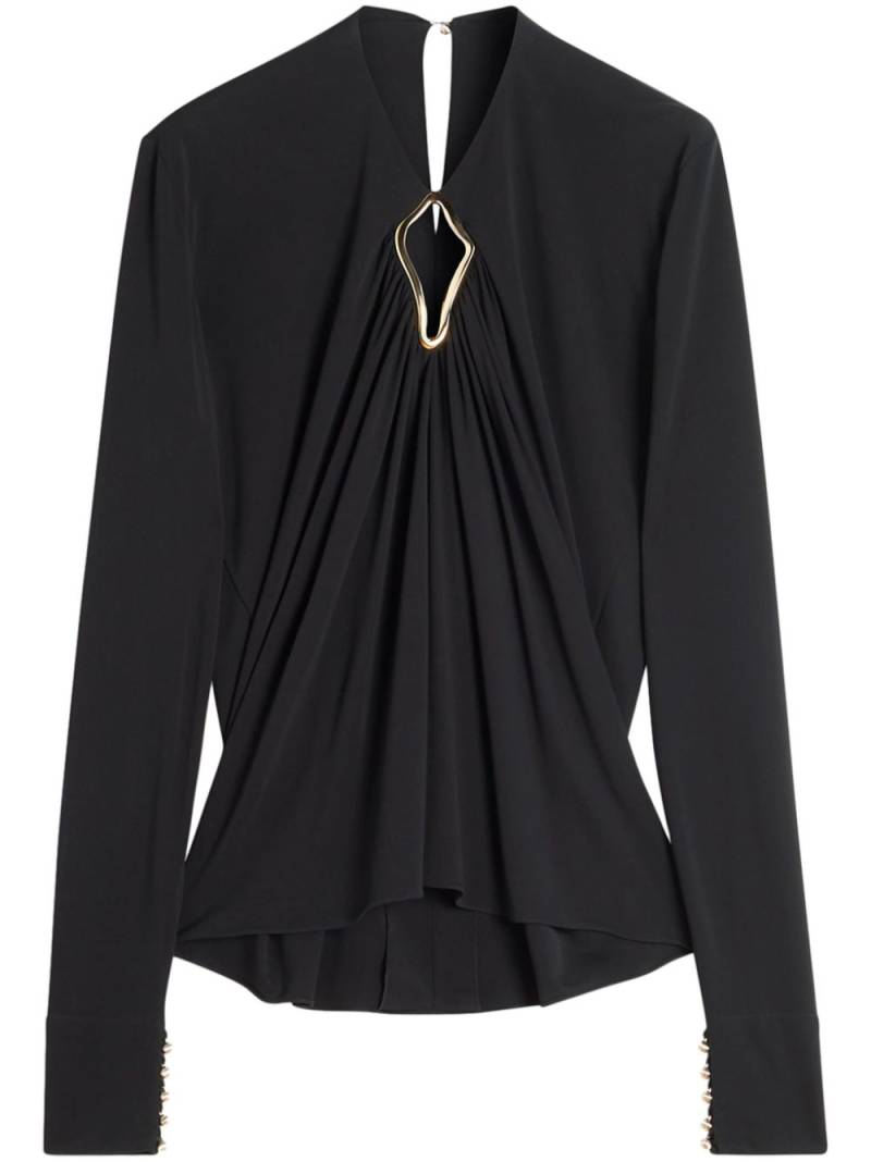 Lanvin cut-out blouse - Black von Lanvin