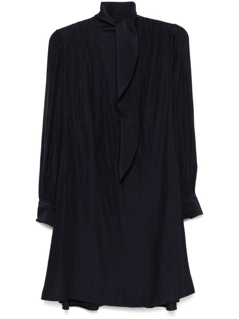 Lanvin draped mini dress - Blue von Lanvin