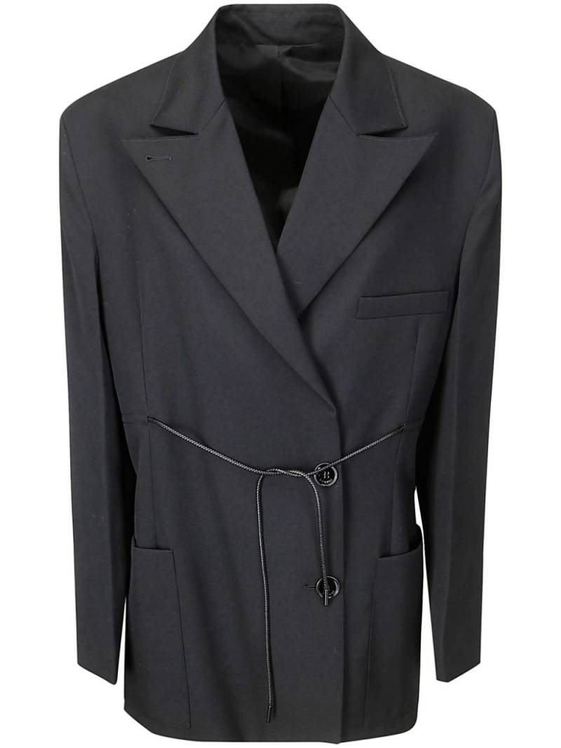 Lanvin drawstring waist blazer - Black von Lanvin