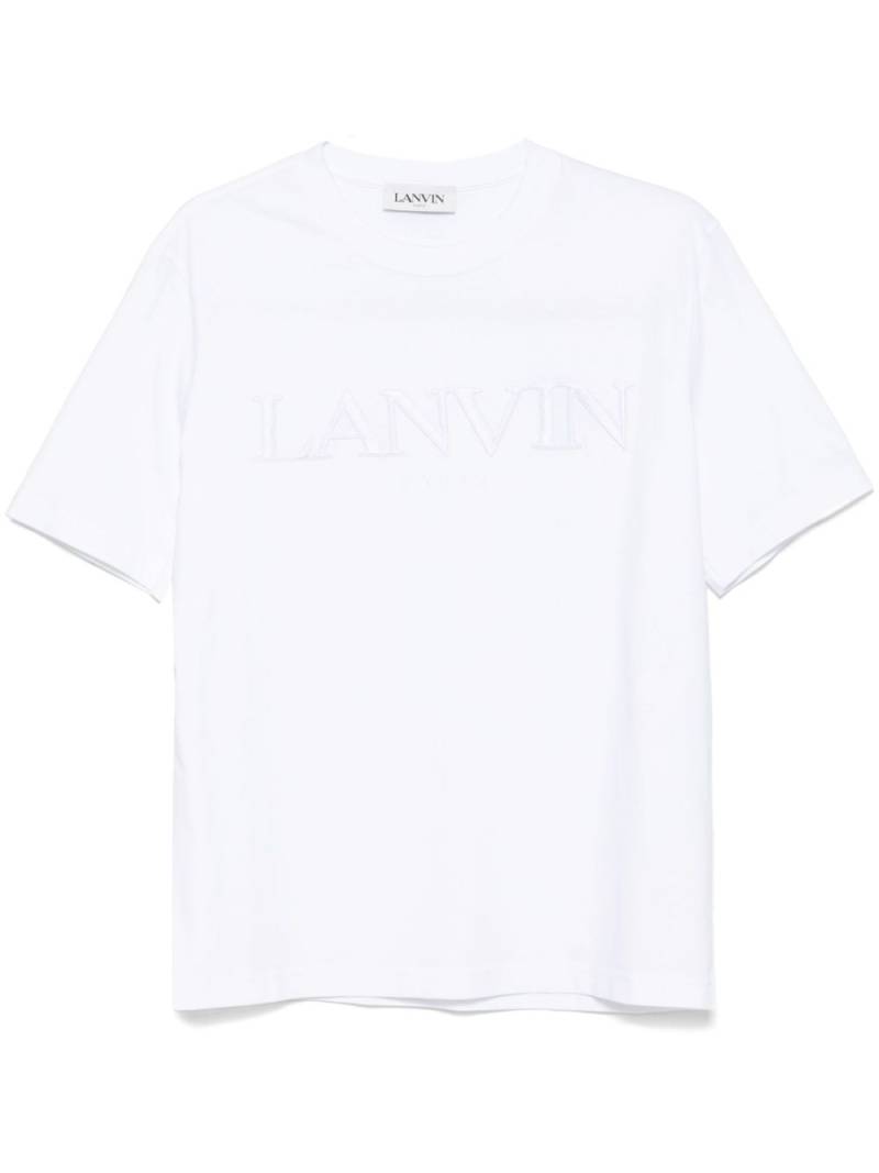 Lanvin embroidered logo T-shirt - White von Lanvin