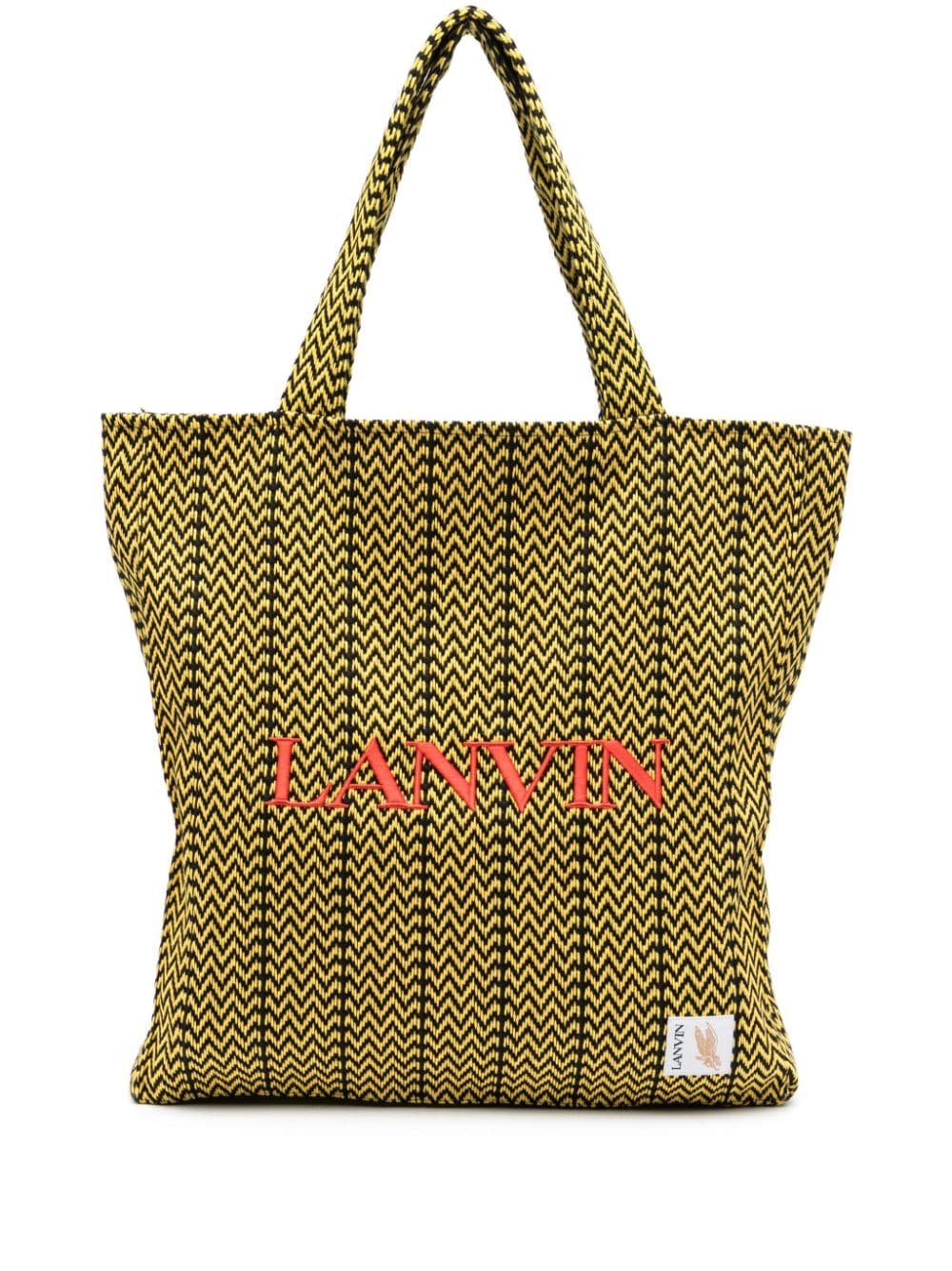 Lanvin x Future embroidered-logo tote bag - Black von Lanvin