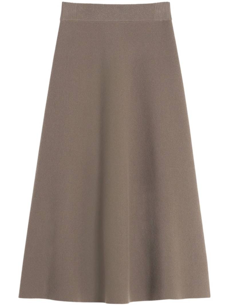 Lanvin flared midi skirt - Brown von Lanvin