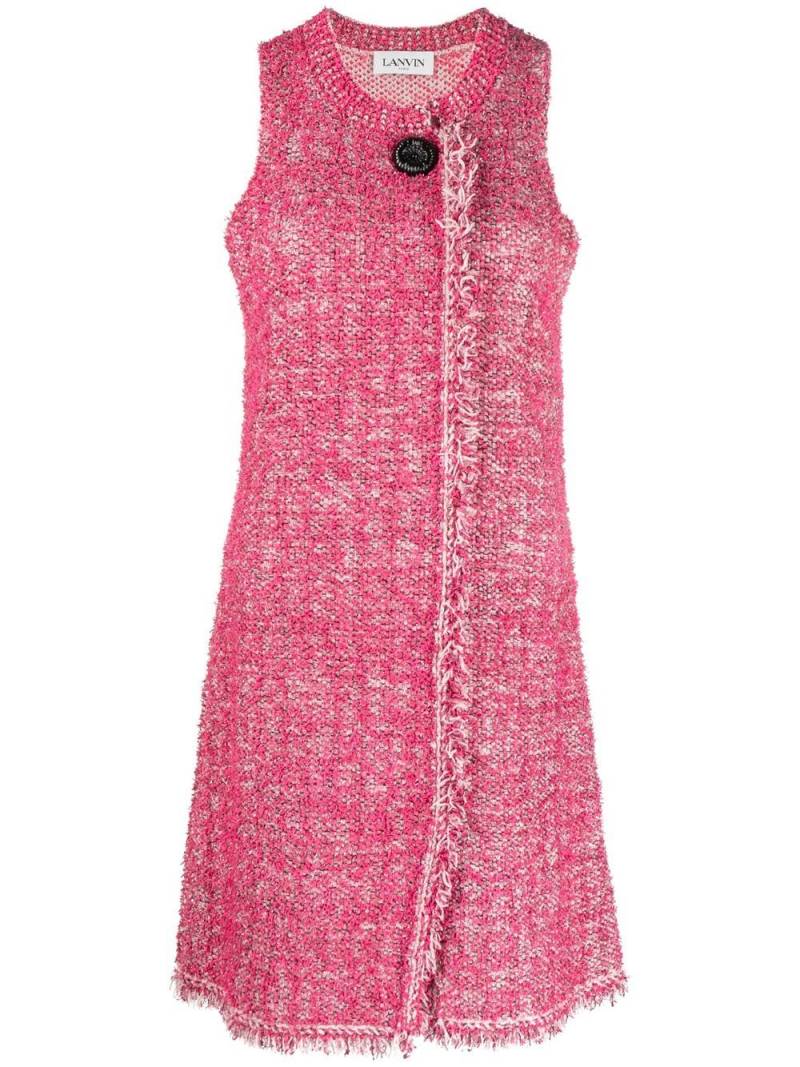 Lanvin fringe-trim dress - Pink von Lanvin