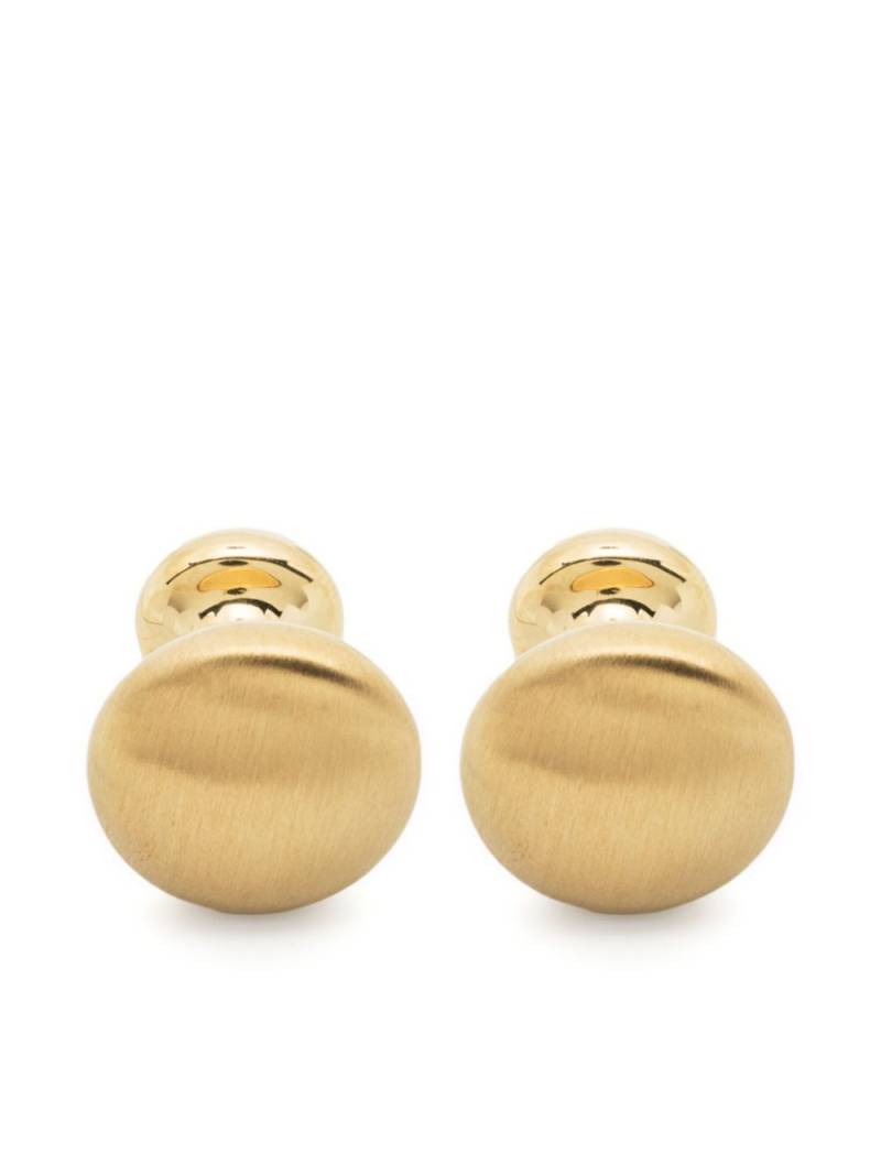 Lanvin polished round-shape cufflinks - Gold von Lanvin