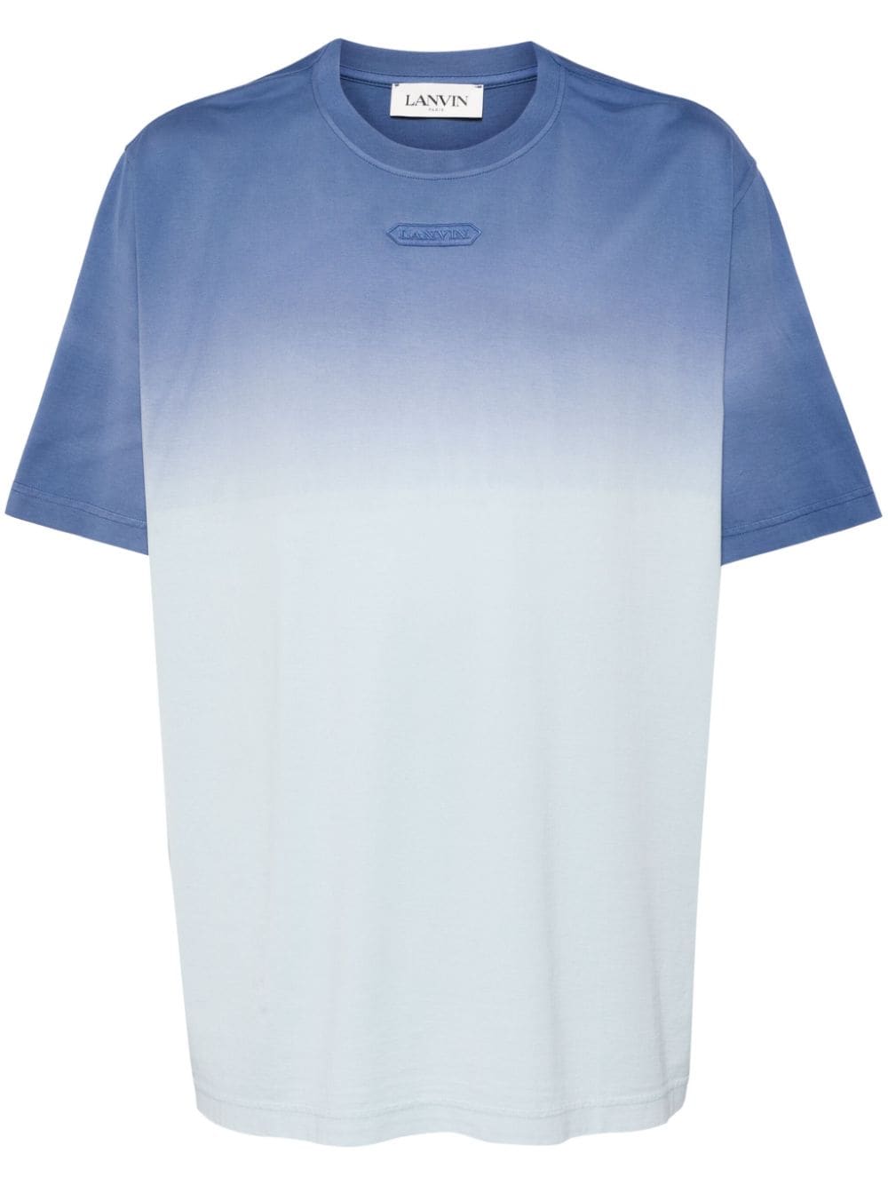 Lanvin gradient effect T-shirt - Blue von Lanvin