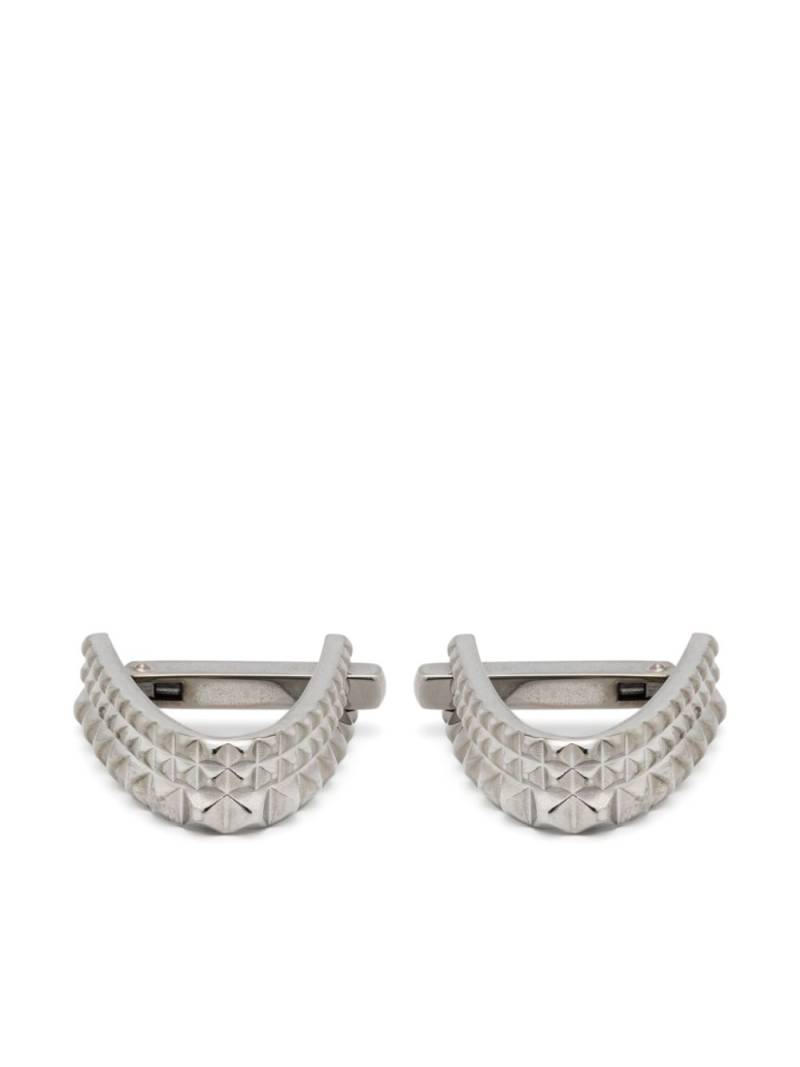 Lanvin half-hoop studded cufflinks - Silver von Lanvin