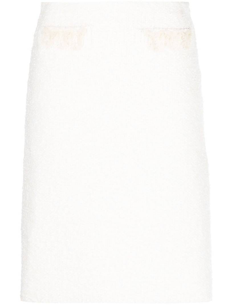 Lanvin high-waisted straight skirt - White von Lanvin