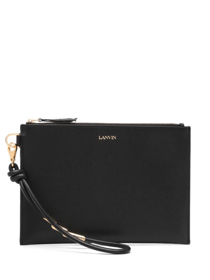 Lanvin leather clutch bag - Black von Lanvin