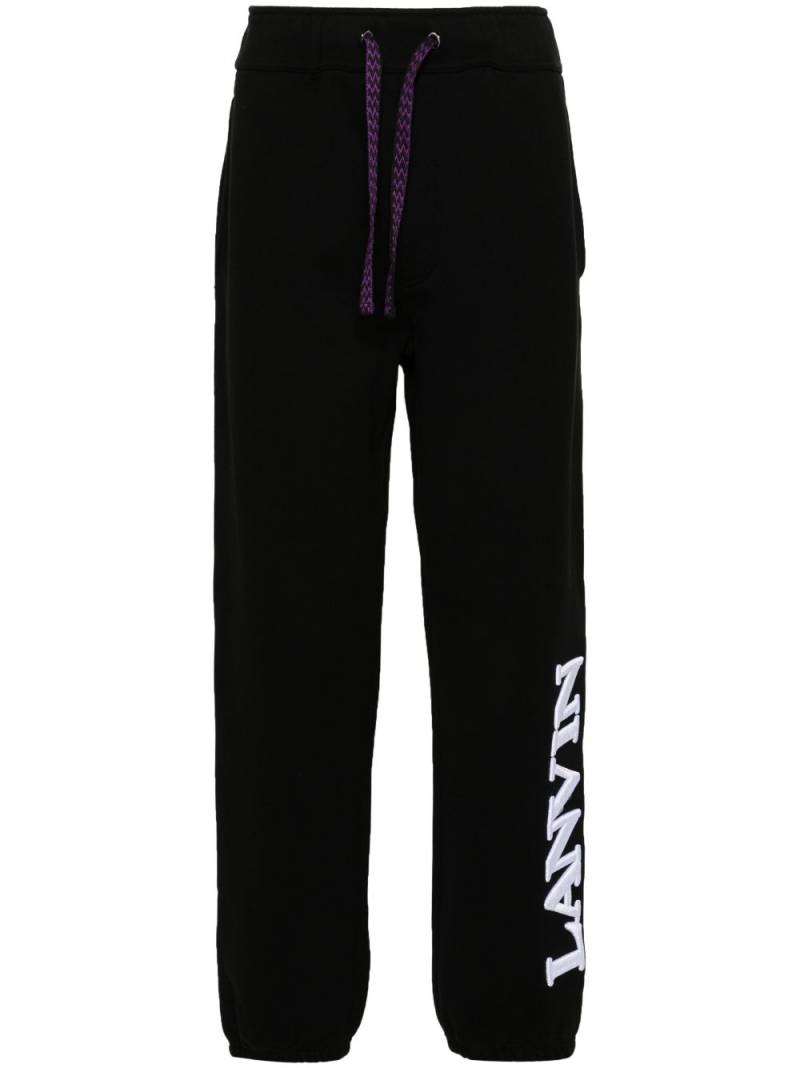 Lanvin x Future logo-embroidered track trousers - Black von Lanvin