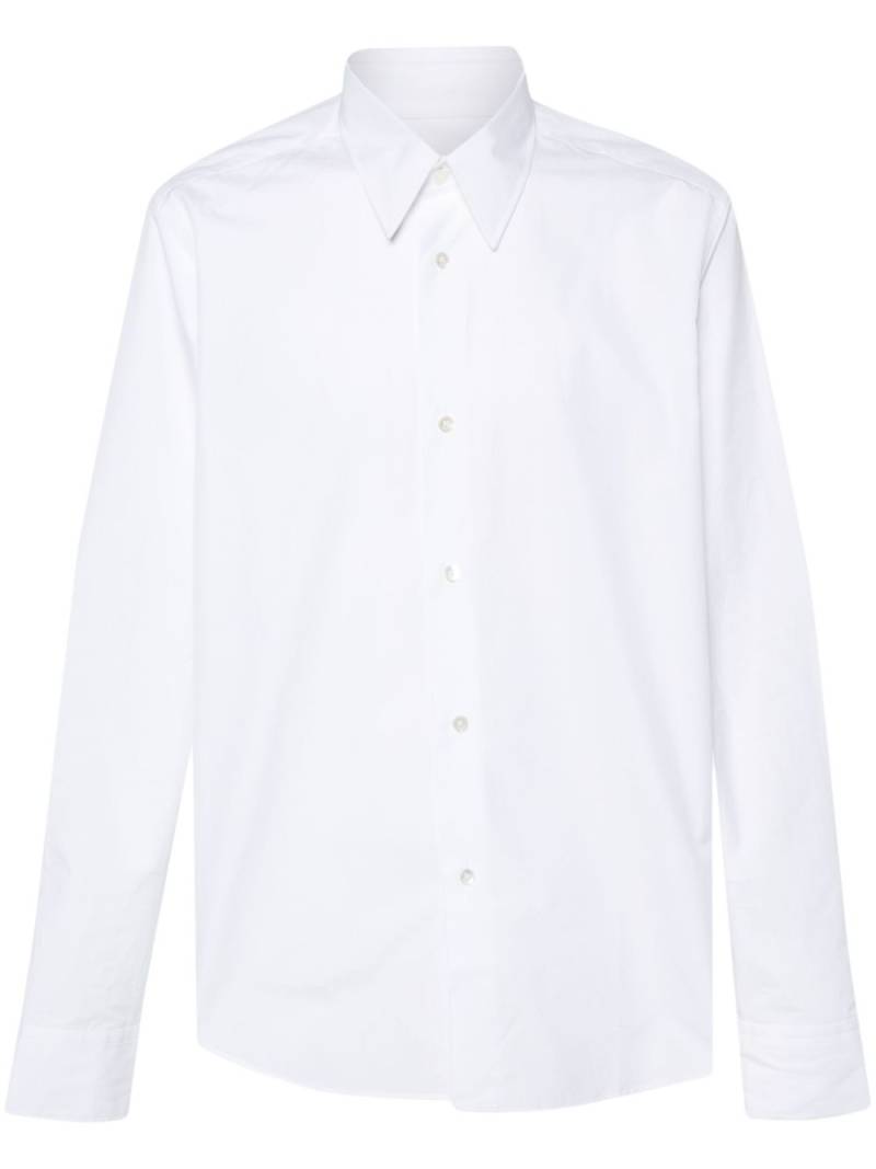 Lanvin long-sleeve cotton shirt - White von Lanvin