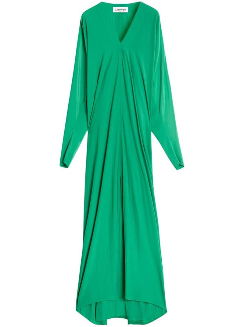 Lanvin long-sleeve kaftan dress - Green von Lanvin