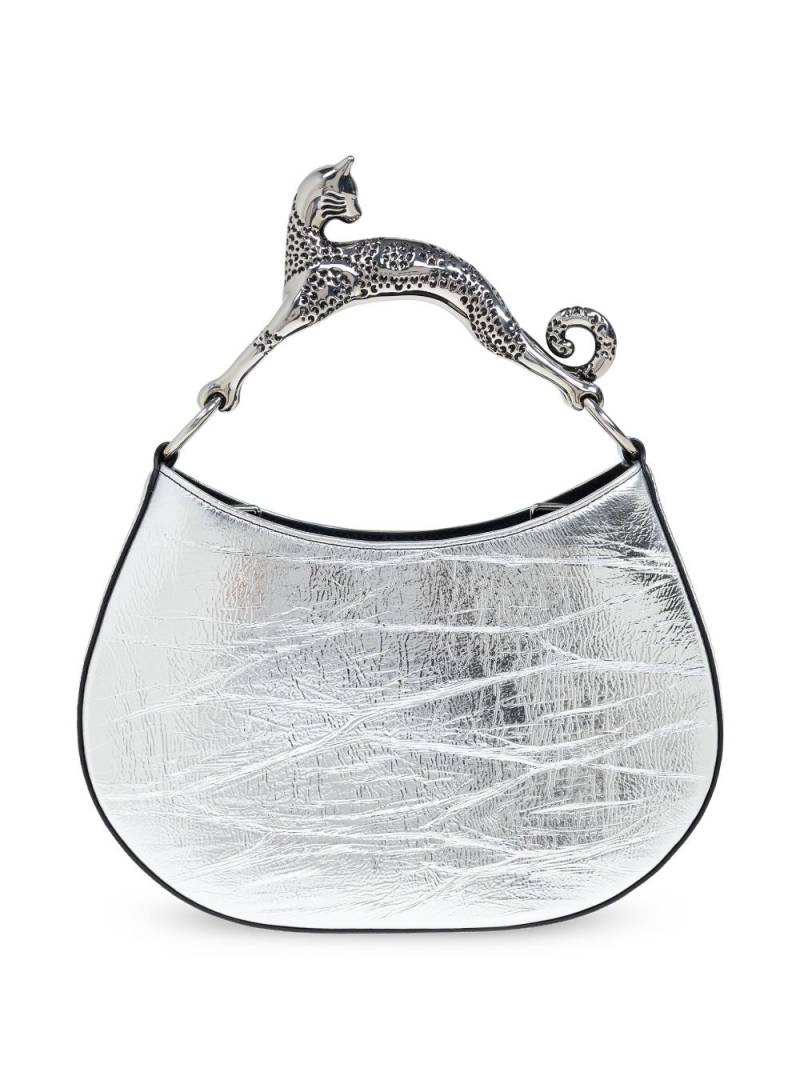 Lanvin medium Cat-handle tote bag - Silver von Lanvin