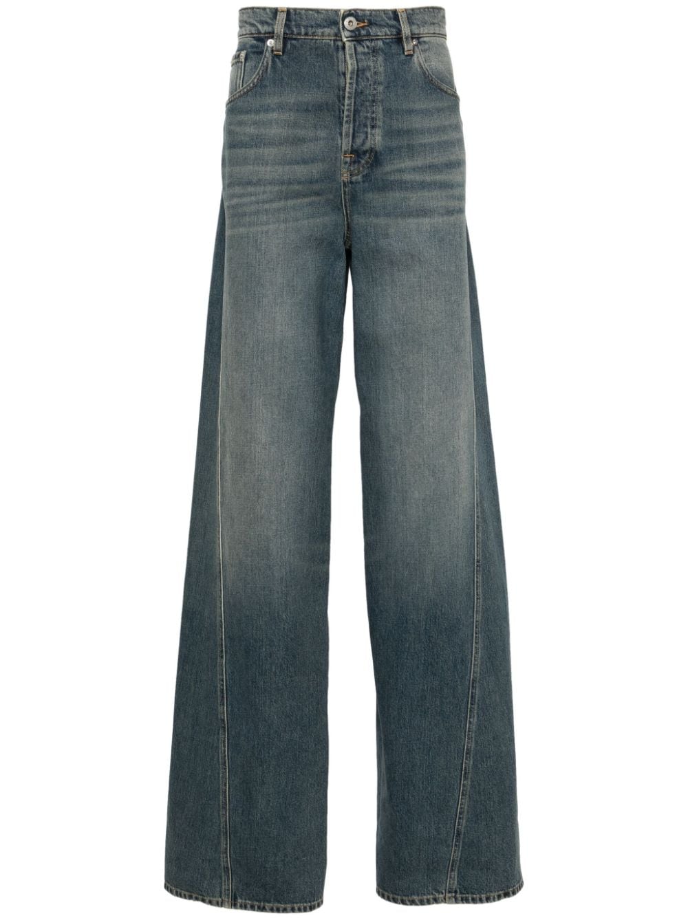 Lanvin mid-rise straight-leg jeans - Blue von Lanvin