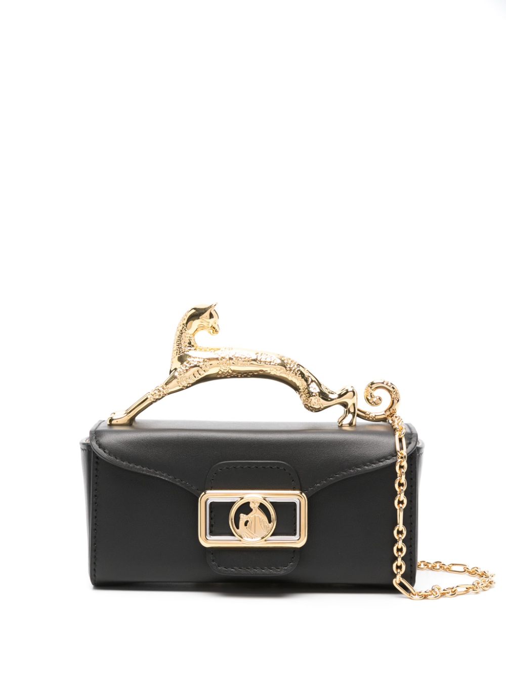 Lanvin nano Pencil Cat bag - Black von Lanvin