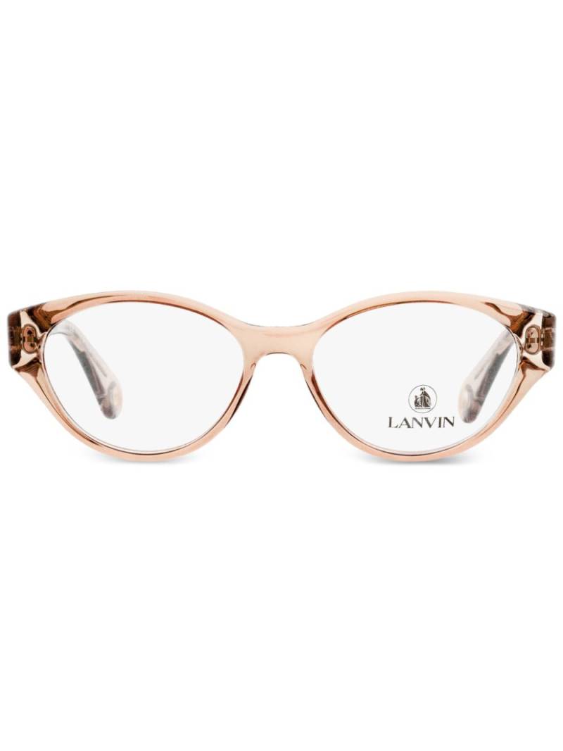 Lanvin oval-frame glasses - Pink von Lanvin