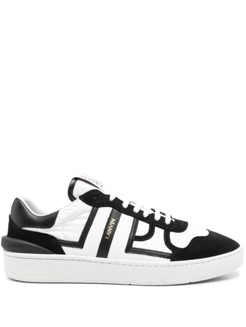 Lanvin panelled lace-up sneakers - Black von Lanvin