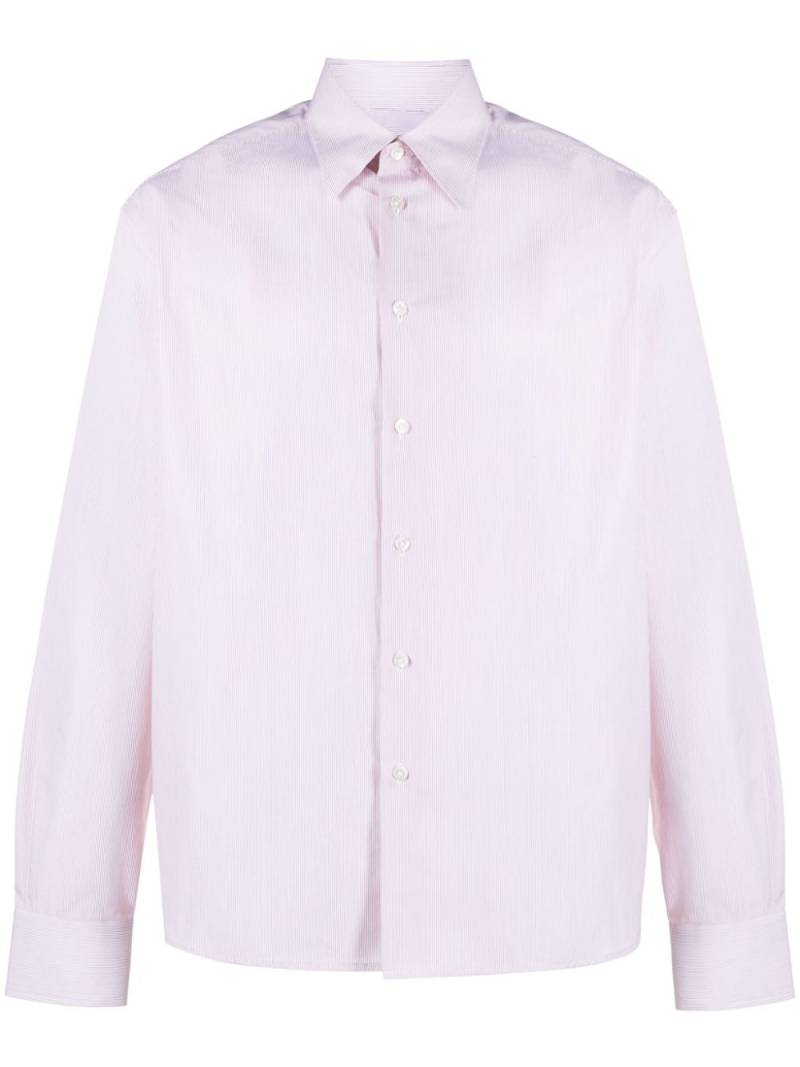 Lanvin pinstripe-print cotton shirt - White von Lanvin